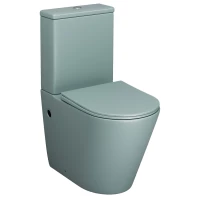 Унитаз-компакт Grossman GR-4480MNMS безободковый, с сиденьем микролифт, мятный матовый