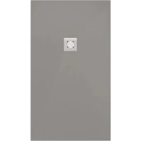 Душевой поддон Allen Brau Priority 8.31009-PGM 140x90 см, из литьевого мрамора, прямоугольный, платина матовый