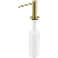 Дозатор для жидкого мыла Timo Saona 13139/17 250 мл, встраиваемый, для кухни, золотой матовый