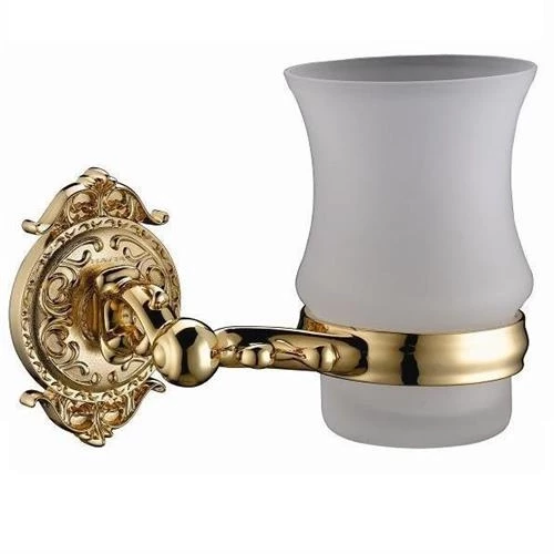 Стакан стеклянный Hayta Classic Gold 13905-1/GOLD стакан для ванной hayta gabriel classic bronze 13905 1 bronze бронза