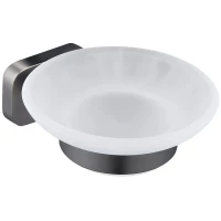 Мыльница Wonzon & Woghand Graffity WW-9322 настенная,  темный графит матовый