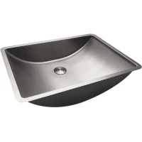 Раковина Abber Wasser Kreis AF2405SP 53x38 см, встраиваемая снизу, сатин