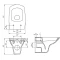 Комплект подвесной унитаз Cersanit Carina MZ-CARINA-COn-DL + система инсталляции Geberit 458.125.21.1 - 4