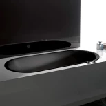 Изображение товара стальная ванна 180x80 см bette lux oval 3466-035 plus ar с покрытием anti-slip и glaze plus