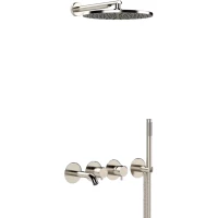 Душевой комплект Mariani NEXT B1617HNXP3TB30 300 мм, со смесителем, нержавеющая сталь
