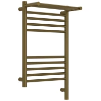 Полотенцесушитель электрический Сунержа Богема с полкой 3.1 05-6007-6040 600x400, МЭМ правый, состаренная бронза