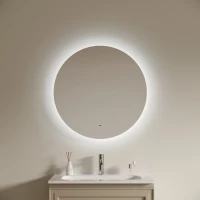 Зеркало Sancos Sfera 2.0 SF2.700 70x70 см, с LED-подсветкой, сенсорным выключателем, диммером