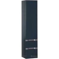 Пенал Aquanet Виго 00183360 подвесной R, сине-серый