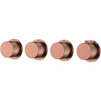 Термостат для ванны Boheme Stick Diamond 124-T-5-CB.1 встраиваемый, медь матовая