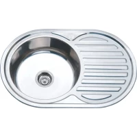 Кухонная мойка РМС полированная сталь MG8-7750OVL