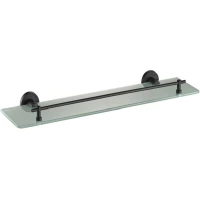 Полка стеклянная D-Lin D260111 51,8 см, черный матовый