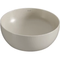 Раковина-чаша VitrA Outline Recycled 7992B066-0016 40,5x40,5 см, накладная, тауп матовый