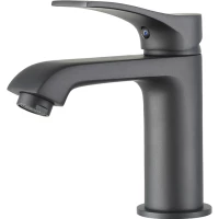 Смеситель для раковины Frap F1075-9 оружейная сталь 