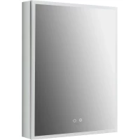 Зеркальный шкаф Aquatek AQ7603B-MLC 60x80 см L/R, с LED-подсветкой, сенсорным выключателем, антизапотеванием