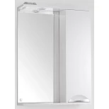 Изображение товара зеркальный шкаф 60x83 см белый глянец style line жасмин лс-00000040