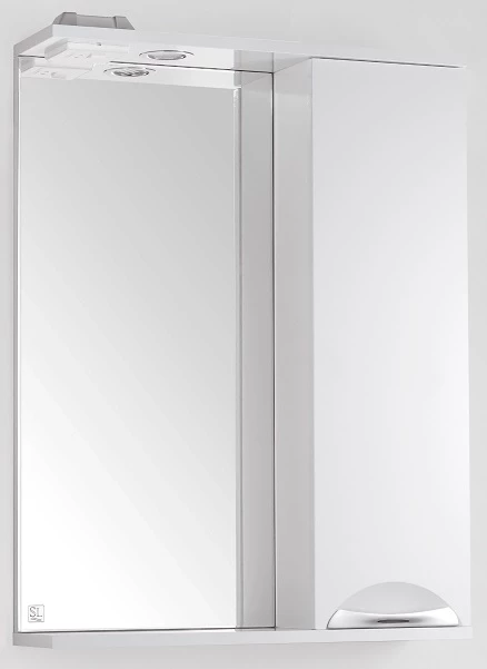 Зеркальный шкаф 60х83 см белый глянец Style Line Жасмин LC-00000040 - фото 1