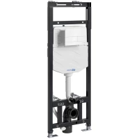 Инсталляция для унитаза WasserKRAFT Alme 15 15TLT.010.ME.WH04 с кнопкой смыва, белый