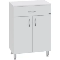 Тумба белый глянец 60 см Санта Стандарт 301007