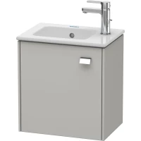 Тумба бетонно-серый матовый 42 см Duravit Brioso BR4000L1007