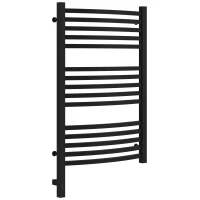 Полотенцесушитель электрический 800x500 черный матовый МЭМ левый Сунержа Аркус 3.0 31-5704-8050