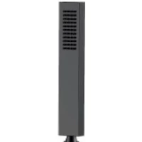 Душевая лейка Boheme Qubic 421-2-SGM 38 мм, 1 режим, графит глянец