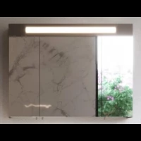 Зеркальный шкаф 120x75 см бледно-лиловый глянец Verona Susan SU610G61