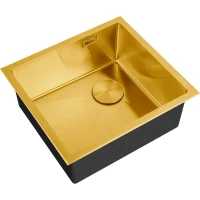 Кухонная мойка Zorg LUX 4844 BRONZE 48x44 см, бронза