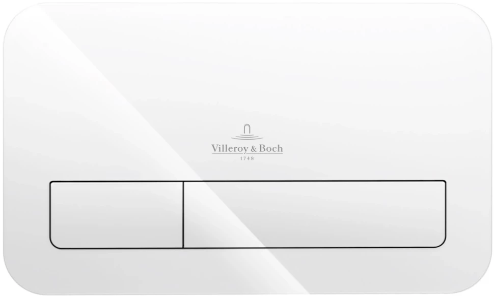 Смывная клавиша Villeroy & Boch ViConnect 200G белый глянец 922400RE смывная клавиша tece tecesolid белый глянец 9240432