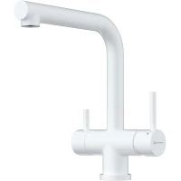 Смеситель для кухни с подключением к фильтру Omoikiri Takamatsu-S-PW белый 4994357