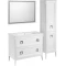 Комплект мебели белый матовый 107,5 см ASB-Woodline Рома - 4
