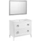 Комплект мебели белый матовый 107,5 см ASB-Woodline Рома - 2