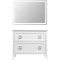 Комплект мебели белый матовый 107,5 см ASB-Woodline Рома - 3