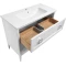 Комплект мебели белый матовый 107,5 см ASB-Woodline Рома - 10
