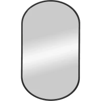 Зеркало Art&Max Bari AM-Bar-700-1200-DS-F 70x120 см, с LED-подсветкой, сенсорным выключателем, диммером, серый матовый