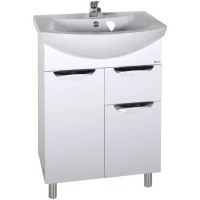 Тумба с раковиной белый 61 см ASB-Mebel Мессина