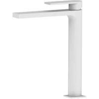 Смеситель для раковины AQG Alpha 01ALP120BL белый матовый