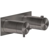 Термостат для ванны Gessi Gessi316 54036#707 встраиваемый, черный хром матовый