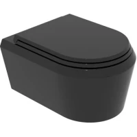 Унитаз подвесной GSG Cruise CRWCSO002 безободковый, черный глянец