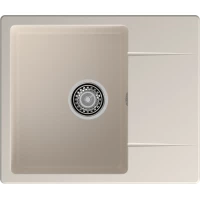 Кухонная мойка GranFest Urban 258L 58x49 см, белый