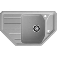 Кухонная мойка GranFest Corner 800E 79x49 см, серый