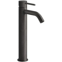 Смеситель для раковины Gessi Gessi316 54409#707 без донного клапана, черный хром матовый