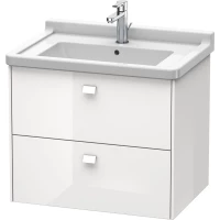 Тумба белый глянец 67 см Duravit Brioso BR414102222
