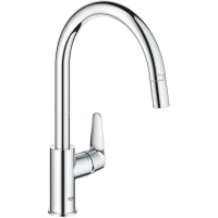 Смеситель для кухни Grohe Start Curve 30562000 с выдвижным изливом, хром