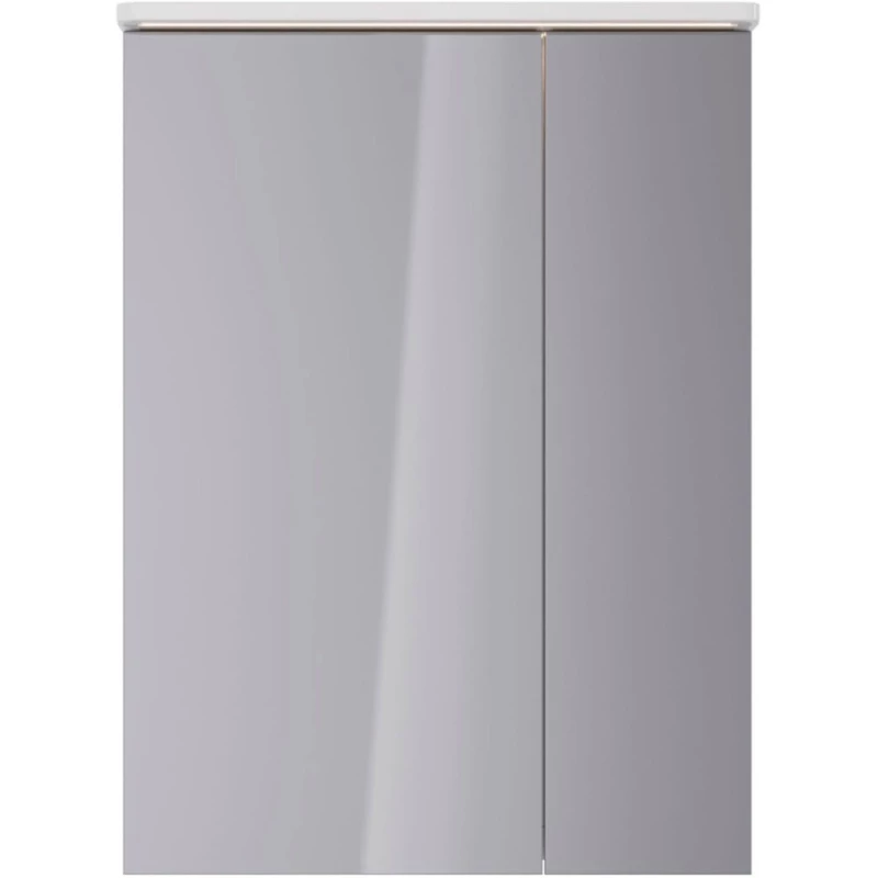 Зеркальный шкаф 60x80 см белый глянец Lemark Zenon LM60ZS-Z