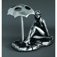 Держатель зубных щеток настольный серебро Art&Max Juno AM-0071B-T