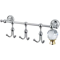 Планка с крючками Cezares Aphrodite APHRODITE-THK-03/24-Sw для ванны, золотой