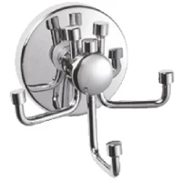 Крючок Haiba HB1705-3 тройной, для ванны, хром