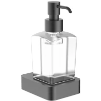 Дозатор для жидкого мыла Wonzon & Woghand Lotte WW-8333-BGM настенный, темный графит матовый