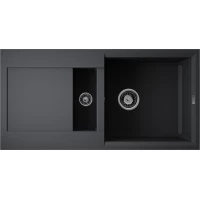 Кухонная мойка Omoikiri Tetogranit Sakaime 86-2-BL 4993117 86x43,5 см, черный