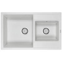 Кухонная мойка Paulmark Tandem белый PM238250-WH